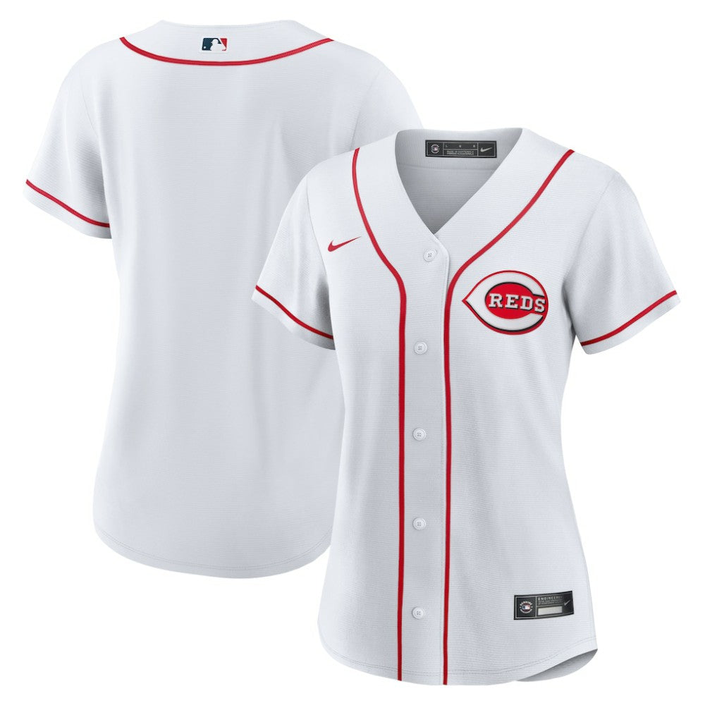 Cincinnati Reds Women's Home Replica Team Jersey White