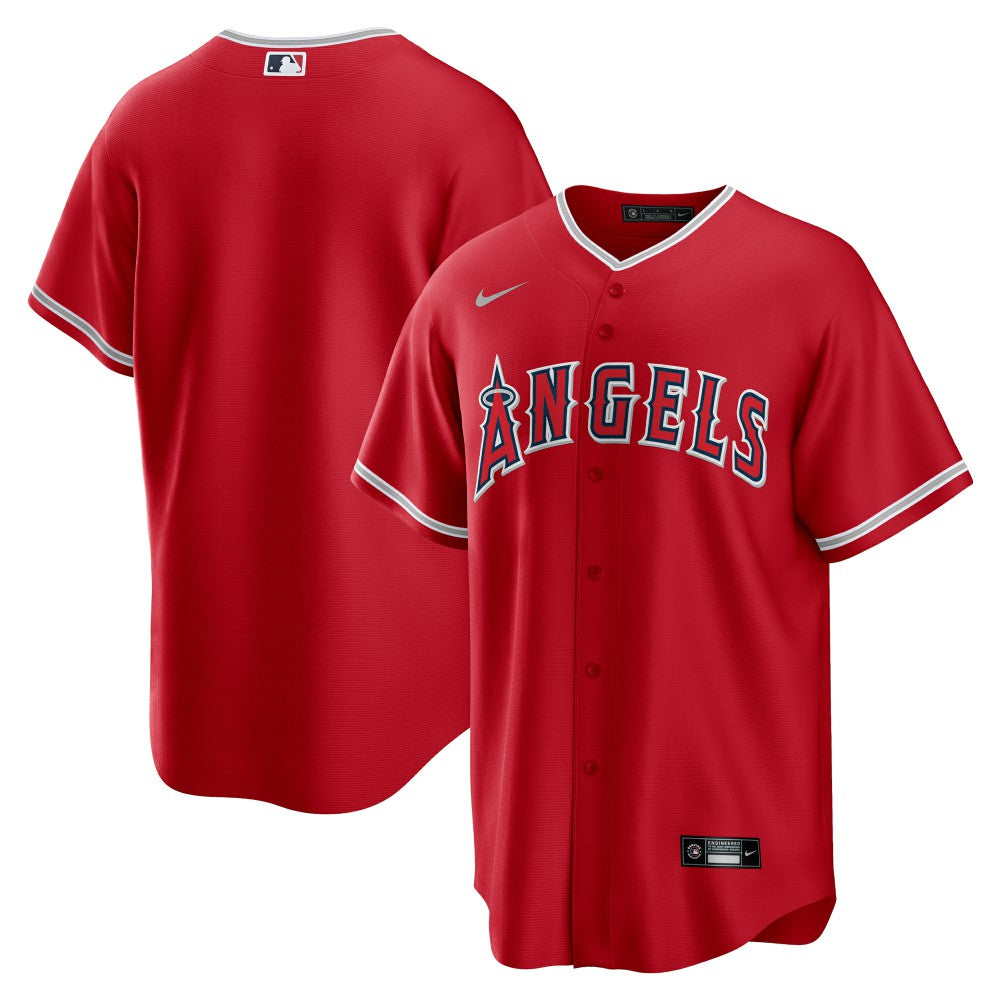 Los Angeles Angels Alternate Replica Team Jersey Red