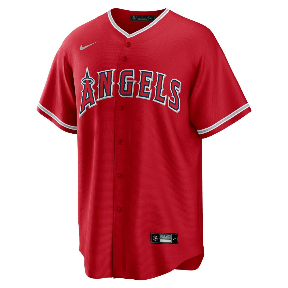 Los Angeles Angels Alternate Replica Team Jersey Red