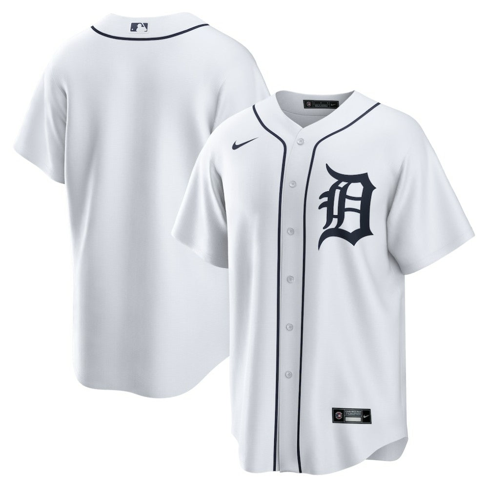 Detroit Tigers Home Replica Team Jersey White