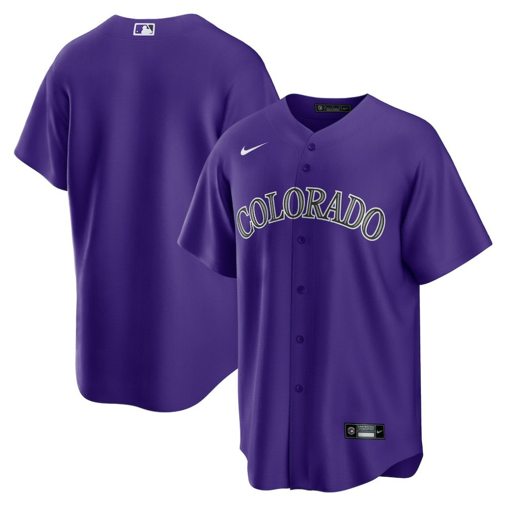 Colorado Rockies Alternate Replica Team Jersey Purple