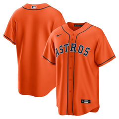 Houston Astros Alternate Replica Team Jersey Orange