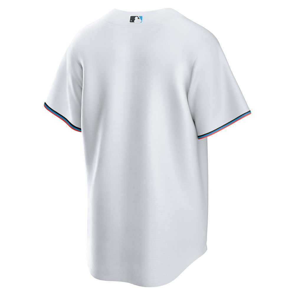 Miami Marlins Home Replica Team Jersey White