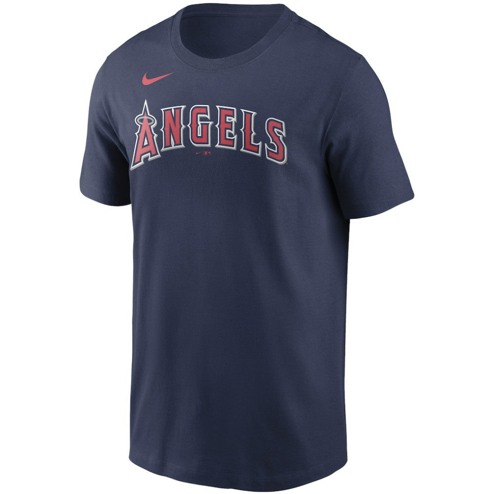 Mike Trout Los Angeles Angels Name & Number T-Shirt Navy