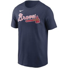 Ozzie Albies Atlanta Braves Fuse Name & Number T-Shirt Navy