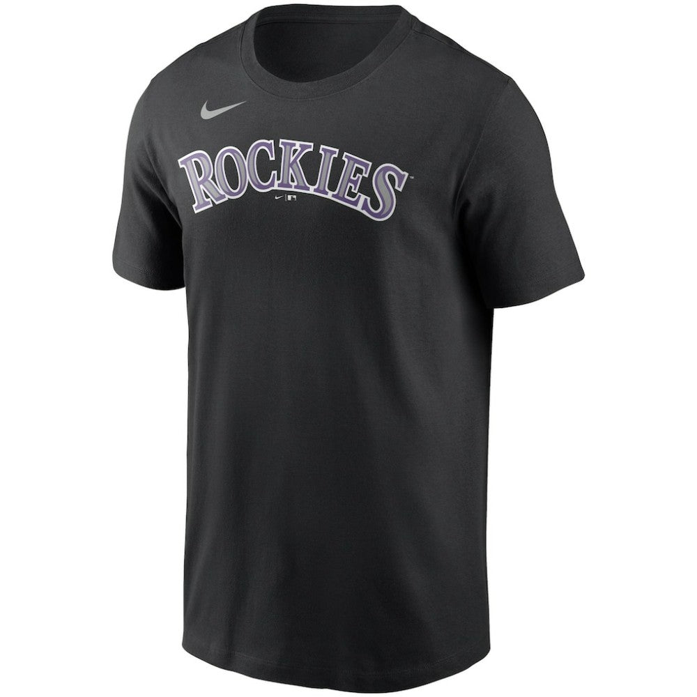 Charlie Blackmon Colorado Rockies Name & Number T-Shirt Black