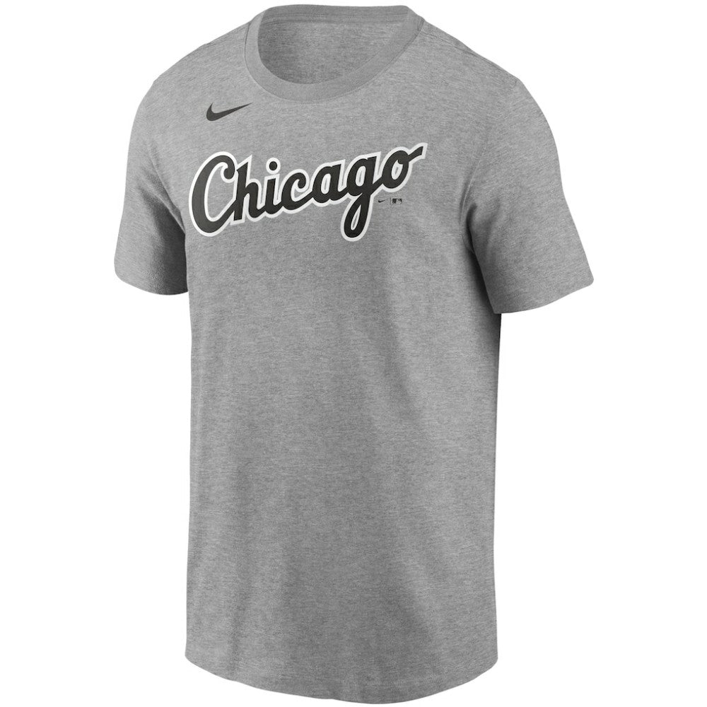 Chicago White Sox Name & Number T-Shirt Heather Gray