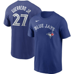 Vladimir Guerrero Jr. Toronto Blue Jays Name & Number T-Shirt Royal