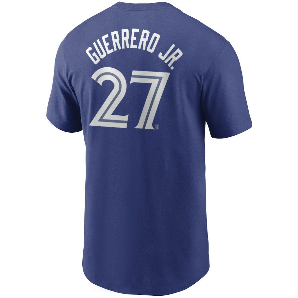 Vladimir Guerrero Jr. Toronto Blue Jays Name & Number T-Shirt Royal