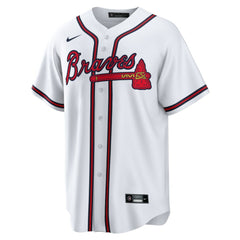 Ozzie Albies Atlanta Braves Home Replica Player Name Jersey White