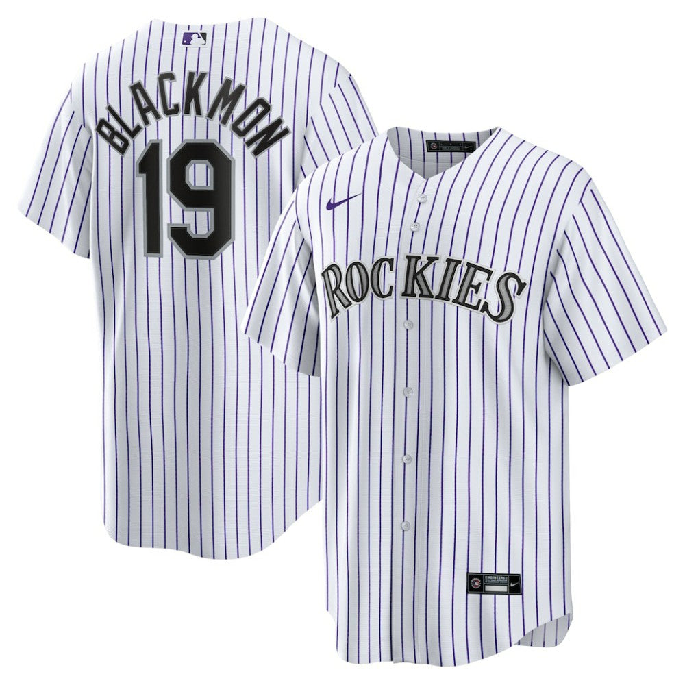 Charlie Blackmon Colorado Rockies Home Replica Player Name Jersey White