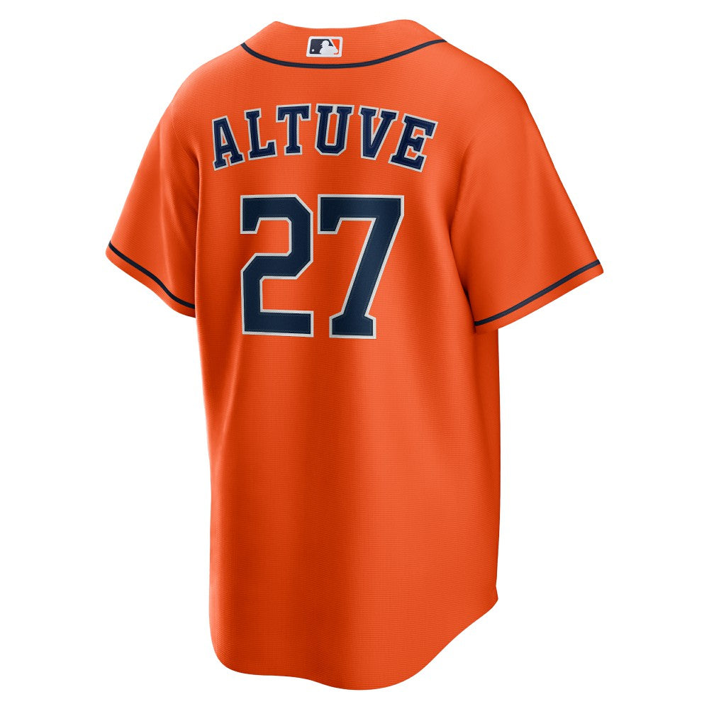 Jose Altuve Houston Astros Alternate Replica Player Name Jersey Orange