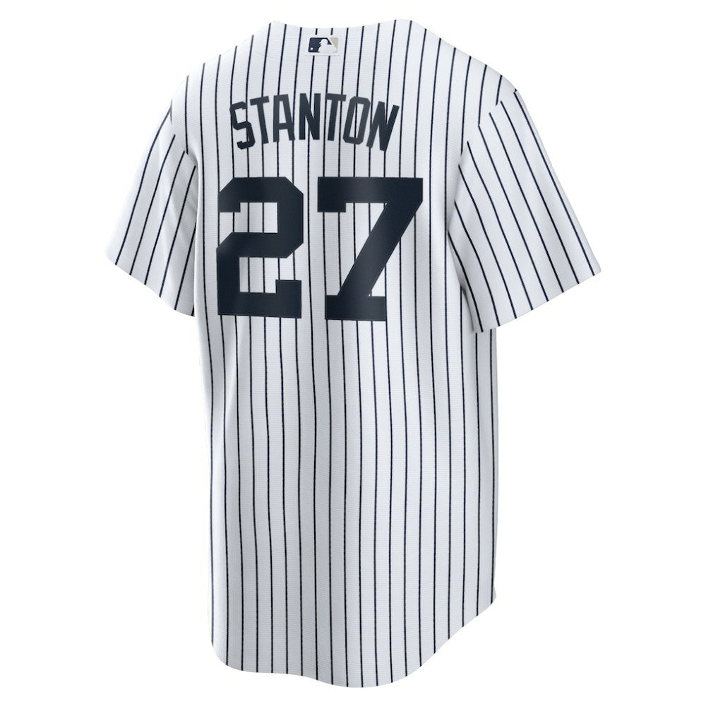 Giancarlo Stanton New York Yankees Home Replica Player Name Jersey White