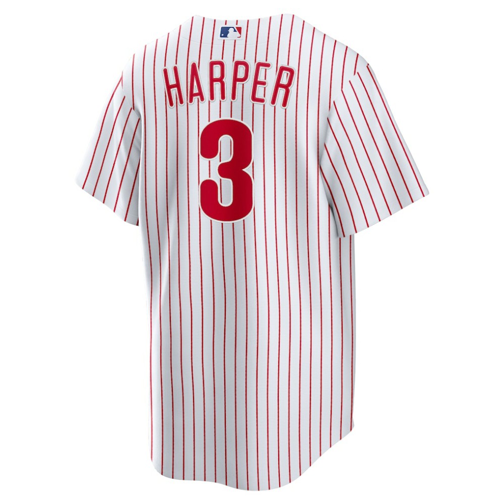 Bryce Harper Philadelphia Phillies Home Replica Player Name Jersey White
