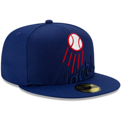 Los Angeles Dodgers Logo Elements 59FIFTY Fitted Hat Royal