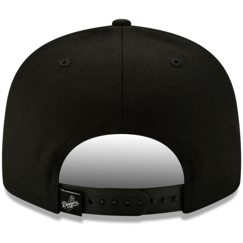 Los Angeles Dodgers Monochrome Logo Elements 9FIFTY Adjustable Snapback Hat Black