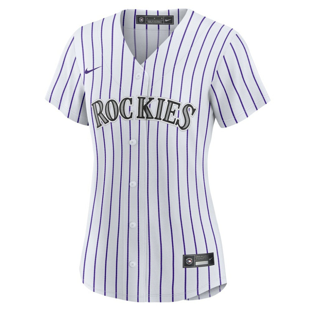 Charlie Blackmon Colorado Rockies Women's Home Replica Player Jersey White