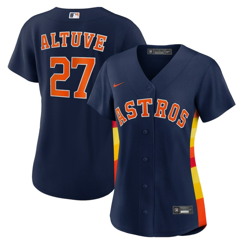 Jose Altuve Houston Astros Women's Alternate Replica Player Jersey Navy