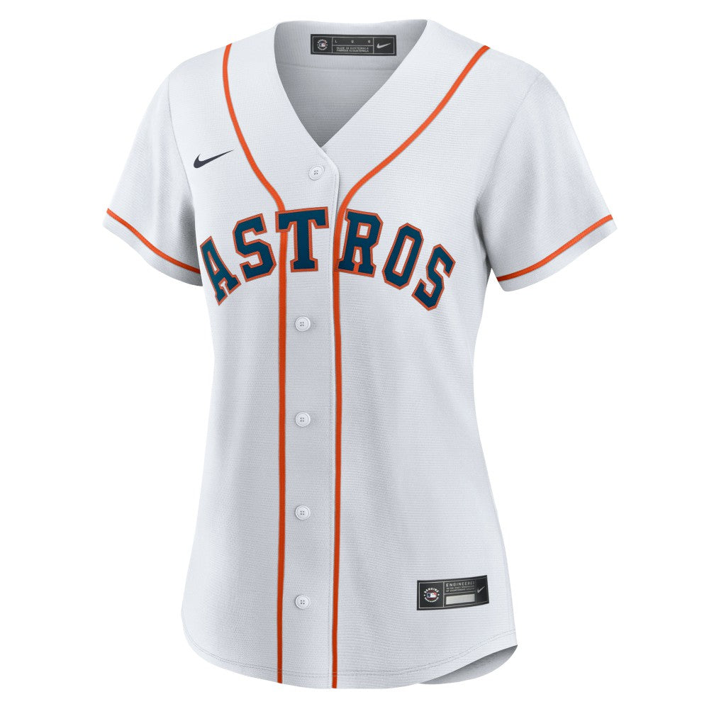 Jose Altuve Houston Astros Women's Home Replica Player Jersey White