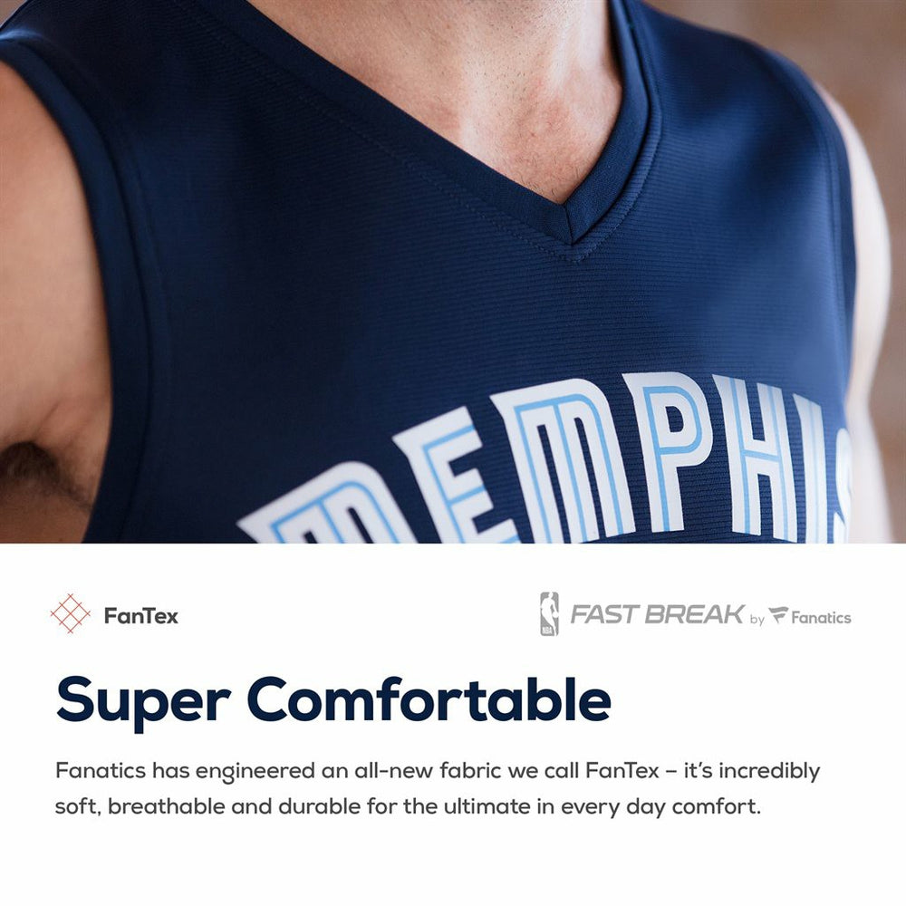Ja Morant Memphis Grizzlies Replica Fast Break Jersey Navy - Icon Edition on sale
