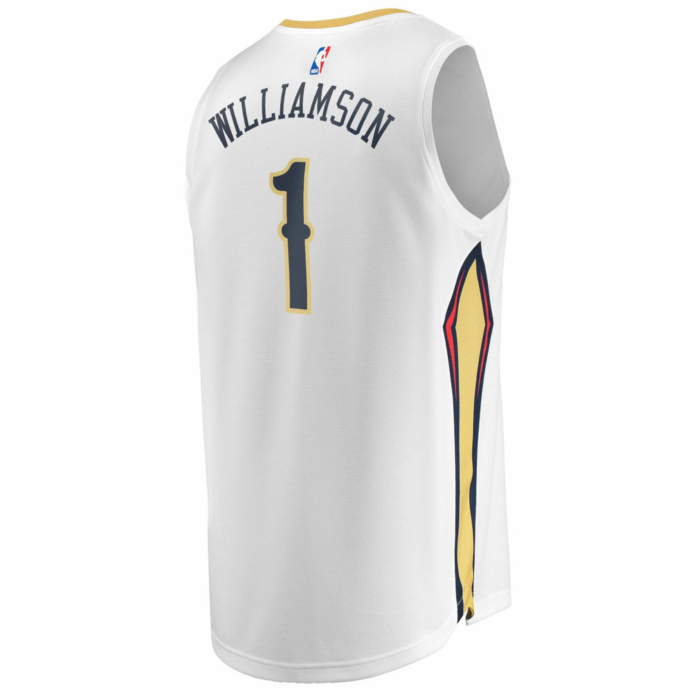 Zion Williamson New Orleans Pelicans Replica Fast Break Jersey White - Association Edition cheap