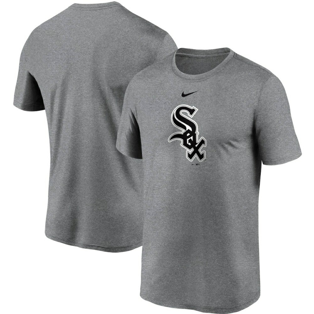 Chicago White Sox Team Large Logo Legend Performance T-Shirt Gray