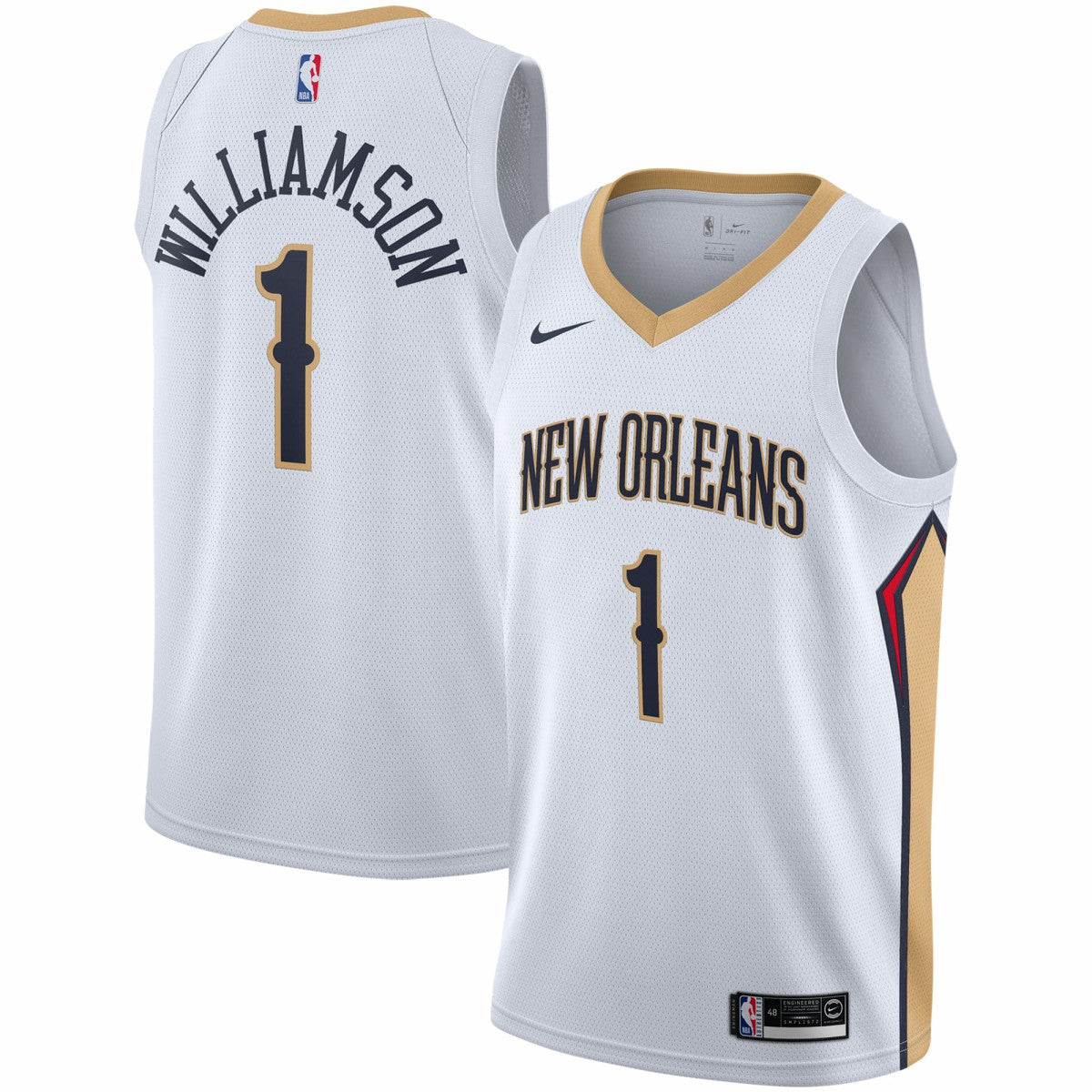Zion Williamson New Orleans Pelicans 2019/2020 Swingman Jersey - Association Edition - White sale