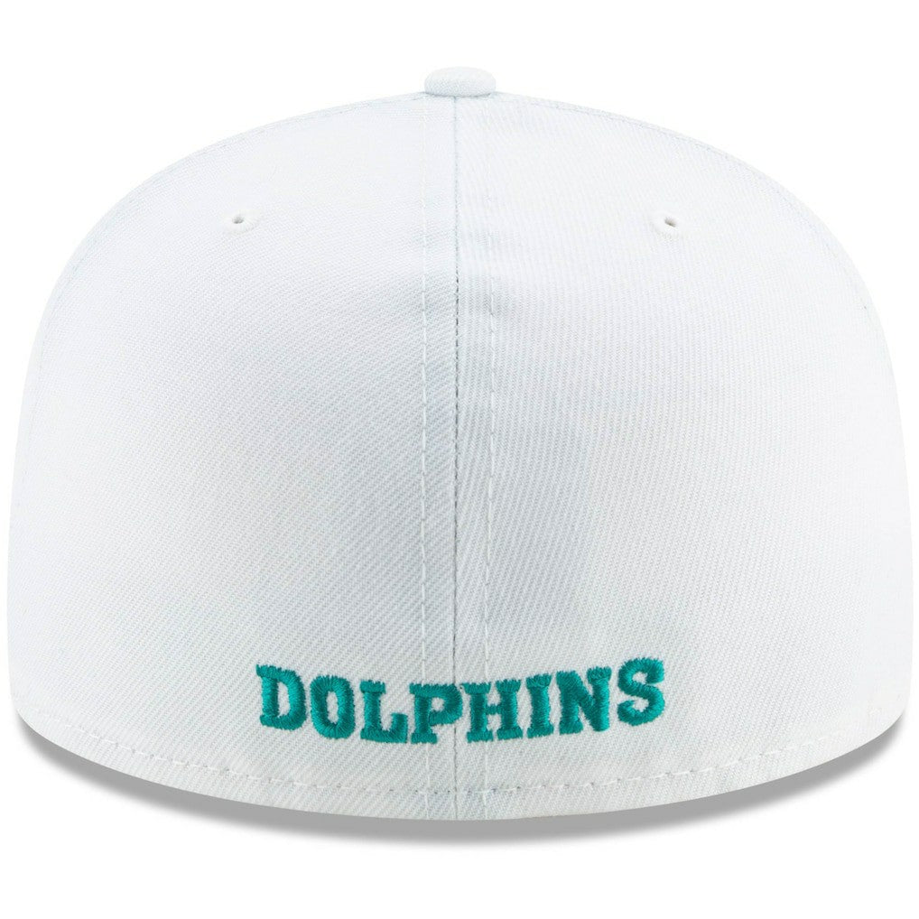 Miami Dolphins New Era Historic Omaha 59FIFTY Fitted Hat - White online