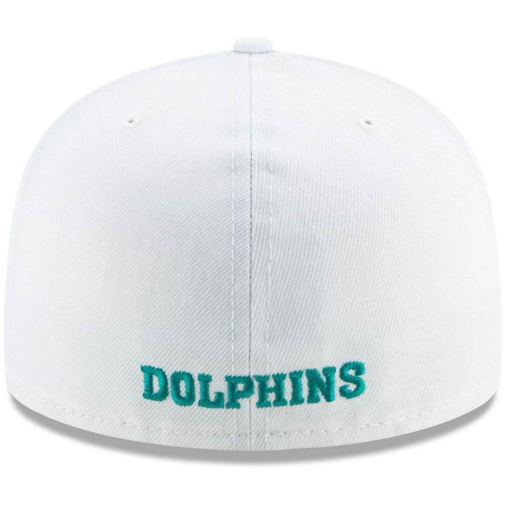 Miami Dolphins New Era Historic Omaha 59FIFTY Fitted Hat - White online