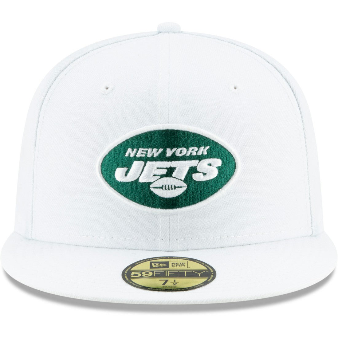 New York Jets New Era Omaha 59FIFTY Fitted Hat - White sale