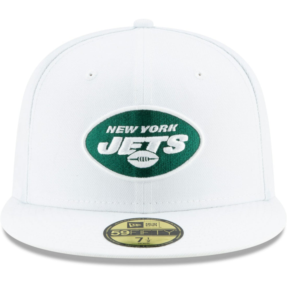 New York Jets New Era Omaha 59FIFTY Fitted Hat - White sale