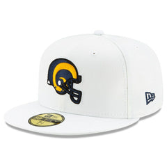 Los Angeles Rams New Era Historic Omaha 59FIFTY Fitted Hat - White on sale