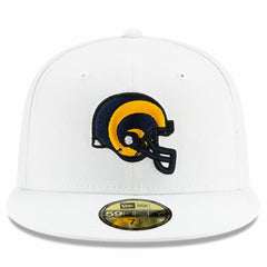 Los Angeles Rams New Era Historic Omaha 59FIFTY Fitted Hat - White on sale
