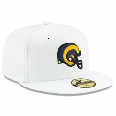 Los Angeles Rams New Era Historic Omaha 59FIFTY Fitted Hat - White on sale
