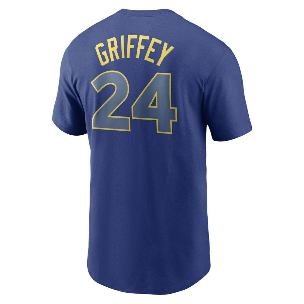 Ken Griffey Jr. Seattle Mariners Cooperstown Collection Name & Number T-Shirt Royal