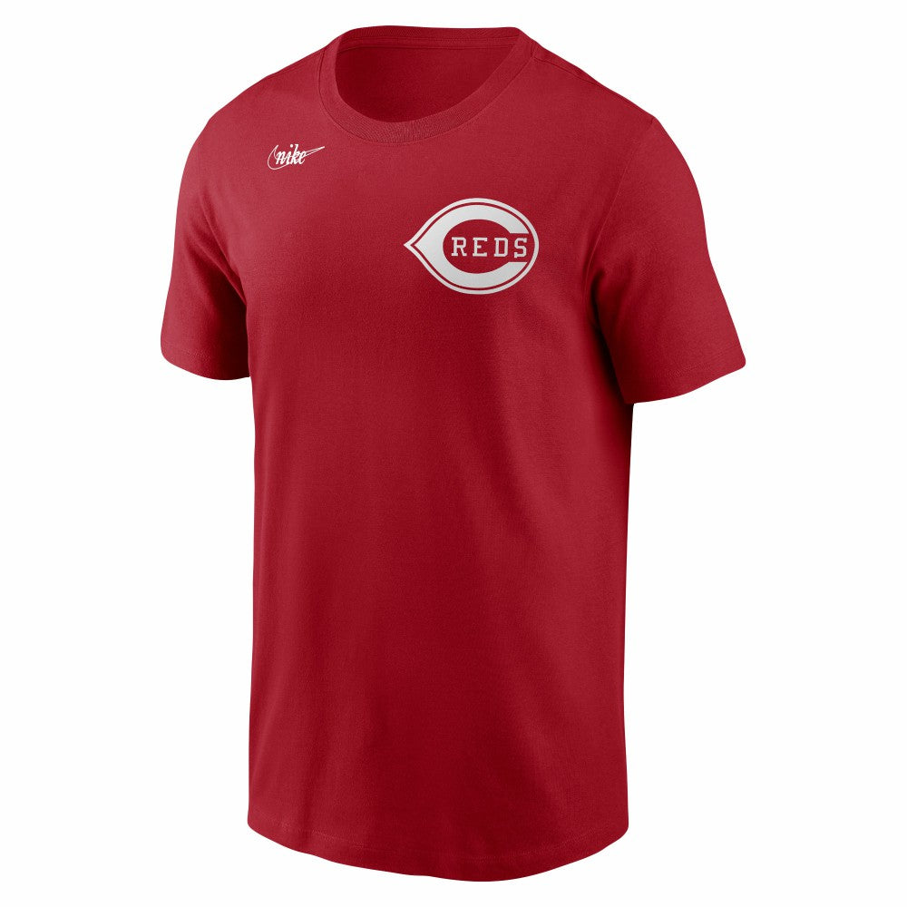 Barry Larkin Cincinnati Reds Cooperstown Collection Name & Number T-Shirt Red