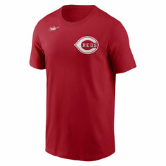 Barry Larkin Cincinnati Reds Cooperstown Collection Name & Number T-Shirt Red