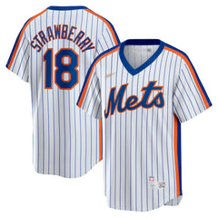 Darryl Strawberry New York Mets Home Cooperstown Collection Player Jersey White
