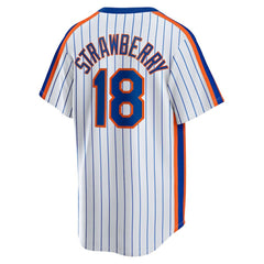 Darryl Strawberry New York Mets Home Cooperstown Collection Player Jersey White