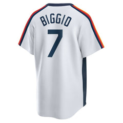 Craig Biggio Houston Astros Home Cooperstown Collection Logo Player Jersey White