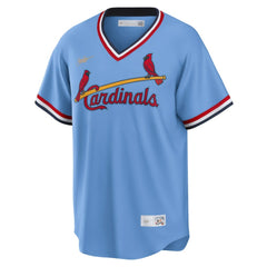 Ozzie Smith St. Louis Cardinals Road Cooperstown Collection Player Jersey Light Blue