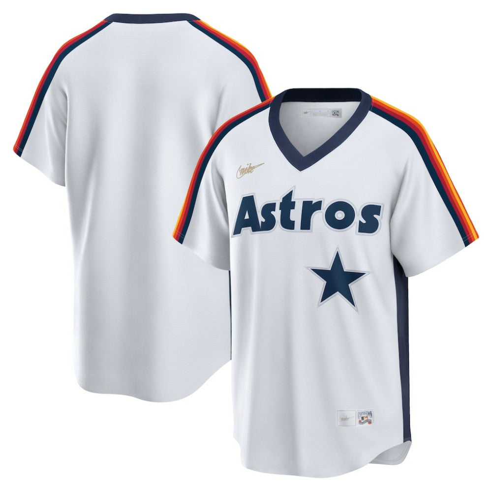 Houston Astros Home Cooperstown Collection Player Jersey White