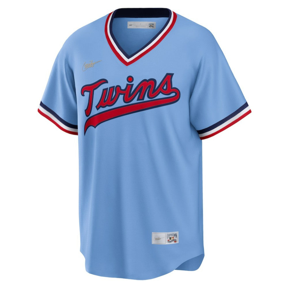 Minnesota Twins Road Cooperstown Collection Team Jersey Light Blue
