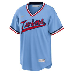 Minnesota Twins Road Cooperstown Collection Team Jersey Light Blue