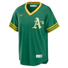 Athletics Road Cooperstown Collection Team Jersey Kelly Green
