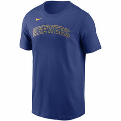 Christian Yelich Milwaukee Brewers Name & Number T-Shirt Royal