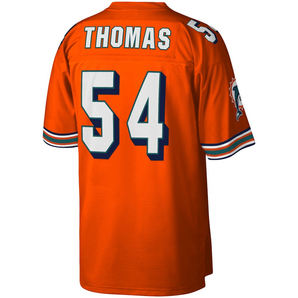 Zach Thomas Miami Dolphins Legacy Replica Jersey - Orange outlet