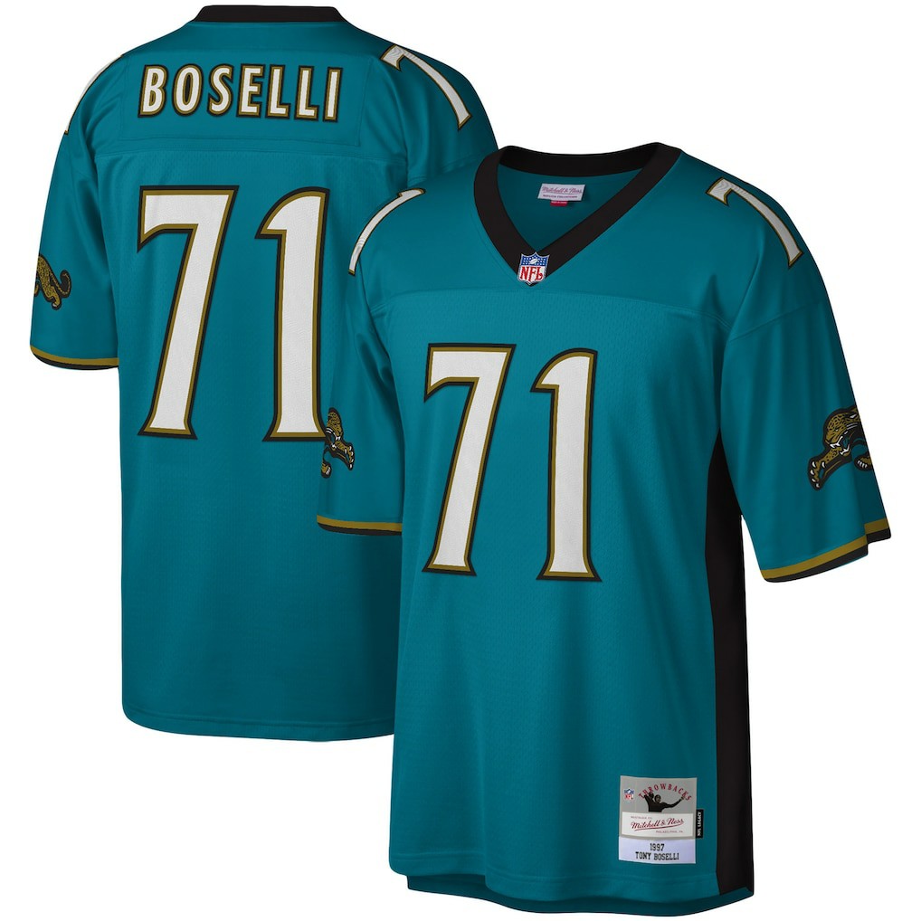 Tony Boselli Jacksonville Jaguars Legacy Replica Jersey - Teal for sale