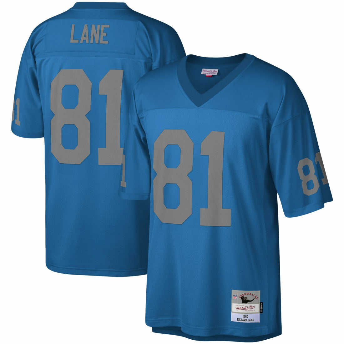 Richard Lane Detroit Lions Legacy Replica Jersey - Blue on sale