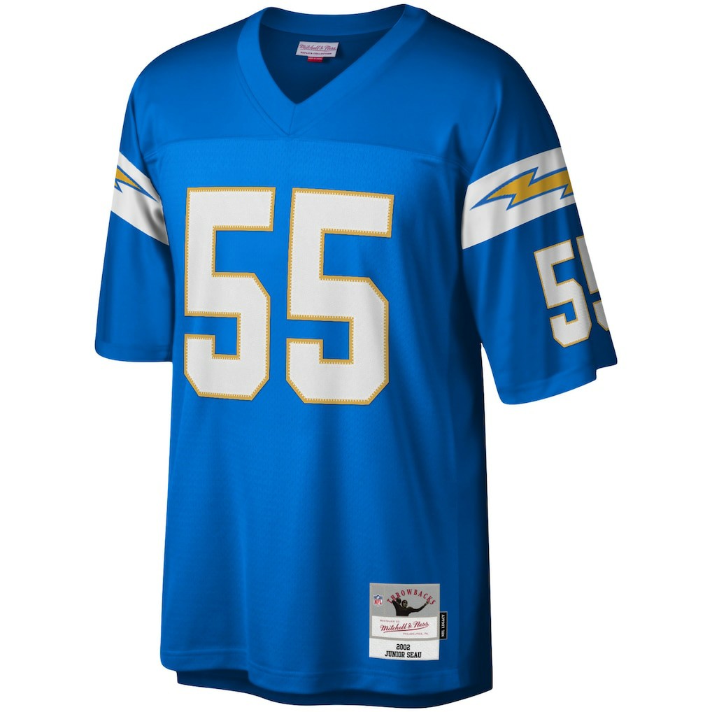 Junior Seau Los Angeles Chargers Legacy Replica Jersey - Powder Blue for sale